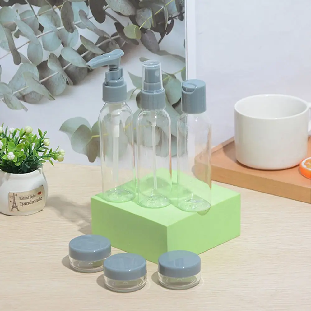 PET Women Travel  Sub-Bottle Empty Bottle Toiletry Bottle Cosmetic Container Set Makeup bottles Kit