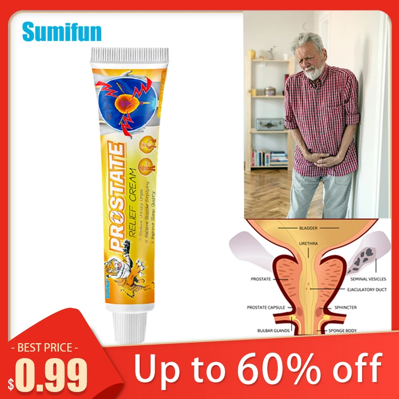 

20g Sumifun Man Prostatitis Ointment Prostate Treatment Prostatic Plaster Urethritis Recovery Cream Urological Kidney Care Oil