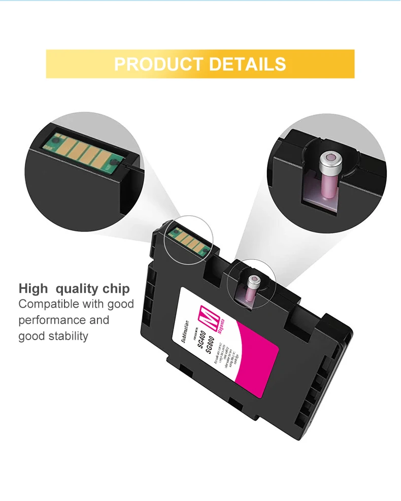 Cartucce Inchiostro Sublimazione Per Sawgrass SG500/SG1000 - Nero, Ciano, Magenta, Giallo