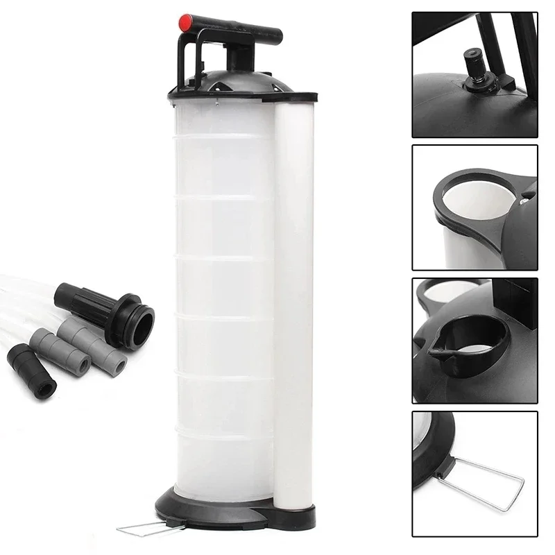 Manual Vacuum Oil Fluid Extractor Pump Car Truck Boat Fuel Pump Oil Changer Liquid Change Petrol Transfer Tank Dispenser
