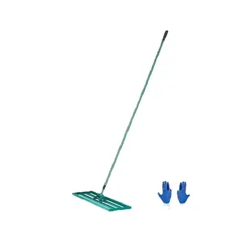 SucceBuy Lawn Rake Leveler 10x36/10x30/10x48 inch Durable Lawn Leveler with Steel Extended Handle for Garden Golf Lawn Farm 1