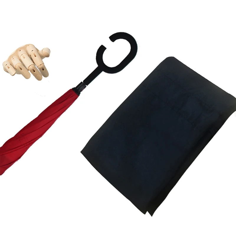 Upside Down C-Handle Reverse Umbrella Storage Bag Case Anti-Dust Protective Covers Shoulder Strap Carry Holder