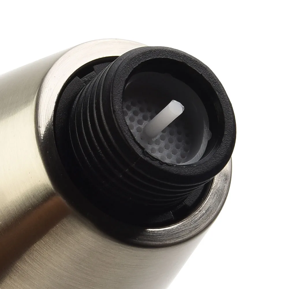 

Water Saving Aerator Spray Tap Head 1/2 In Brushed Bubbling Rain Two Spray Style Housework Kitchen 360° Rotate