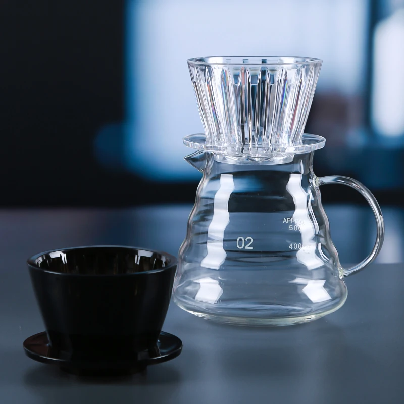 Portable Pour-Over Coffee Dripper Set with Filter Cup