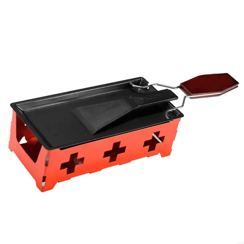 Unique Cheese Melting Tool with Stainless Handle for BBQs and Outdoor Parties
