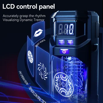 Automatic Male Masturbator Vibration Blowjob Sex Machine Real Oral Vagina Masturbation Cup for Men Pocket Pussy Vibrating Toy