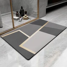 

Home Bath Floor Mat Carpet Bath Room Quick-Drying Absorbent Non-Slip Mat Toilet Door Mat Bath Mat Set Bathroom Non-Slip Mat