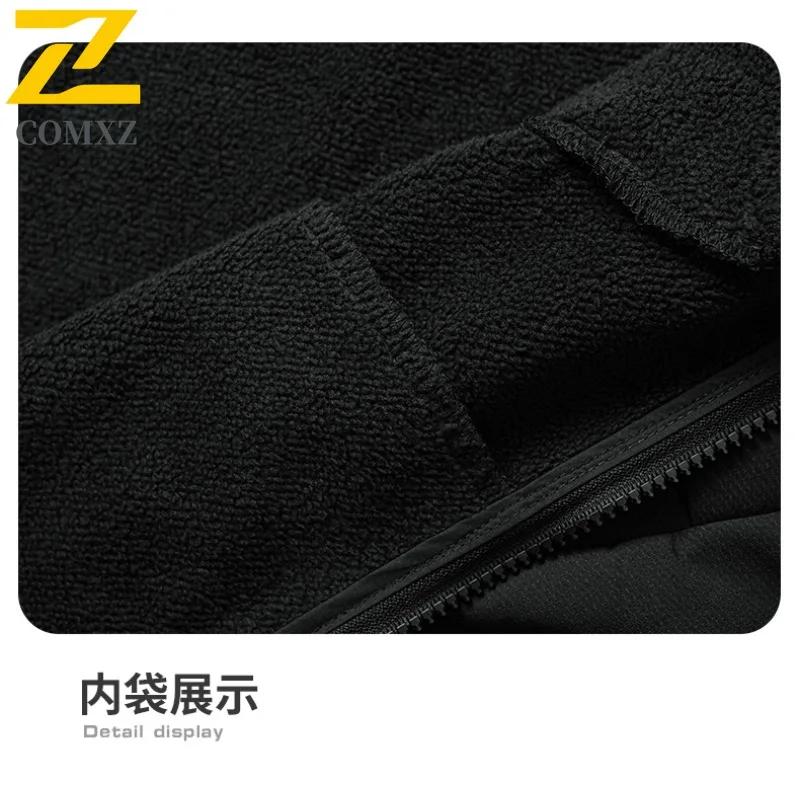 COMXZ Comfort Outdoor Men Jacket Travel Cold Proof Coat Premium Hooded Design Trekking Wind Resistant Warm Winter New Apparel