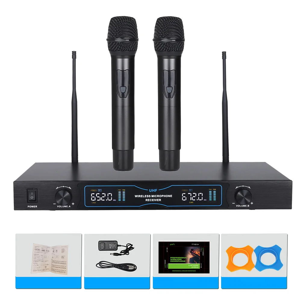 

One Drag Two Wireless Microphone Professional Ktv Performance Home K Song Wireless Microphone Microphone