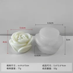 3D Flower Silicone Mold for DIY Crafts and Baking Creations (Medium)