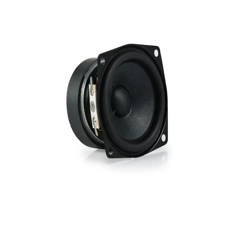 SOTAMIA 2Pcs 2.5 Inch Audio Full Range Speakers 4 Ohm 5W Rubber Edge HIFI Speaker External Magnetic Loudspeaker Home Bookshelf