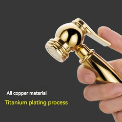 Toliet Sprayer Gun Brass Wall-mounted Handheld Bathroom Toilet Bidet Faucet Sprayer Shower Head Self Cleaning