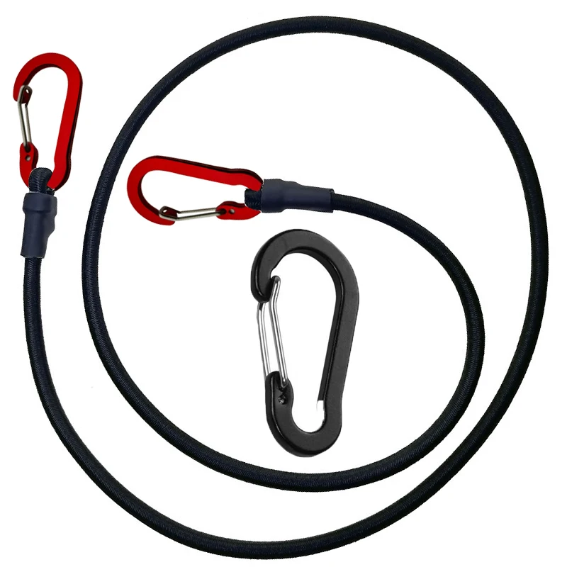 Sangles élastiques Avec Mousquetons – Pour Fixer Bâche, Tente, Bagages – Idéal Camping, Randonnée, VR - 4
