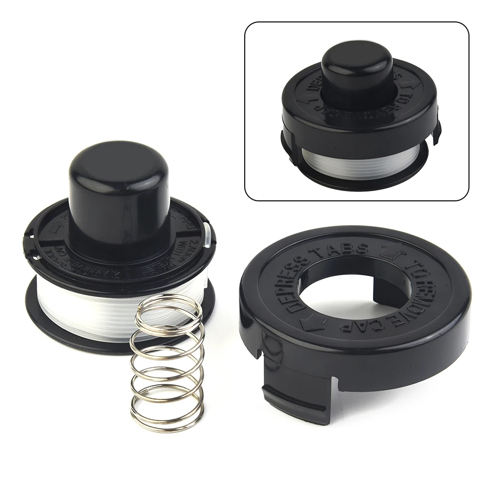 

1pc Lawn Mower Replacement Spool With Anti-collision Cap ABS Nylon Garden Power Accessories For A6226 GL250 GL310 GL360
