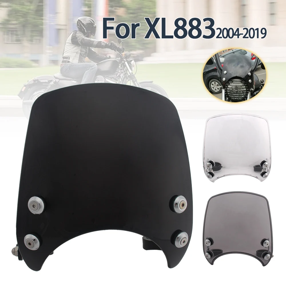 MotorcycleWindscreensFit39mm41mmForksForHarley883XL883XL1200