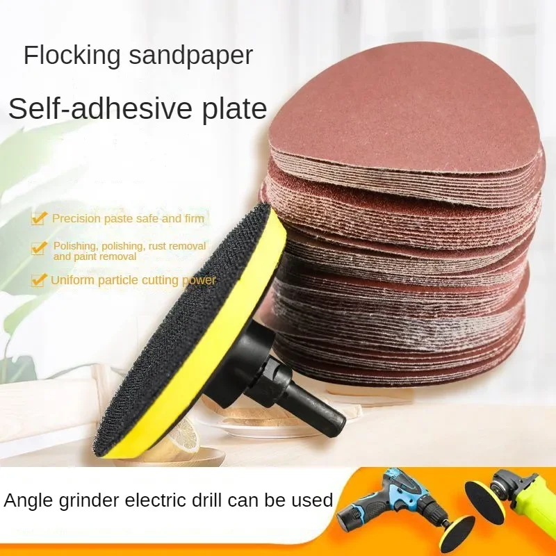 

103Pcs DIY Flocking Sanding Discs Pad Kit 2 Inch Grit Abrasive Polish Wheel Wood Sanding Paper Set for Dremel Rotary Tool