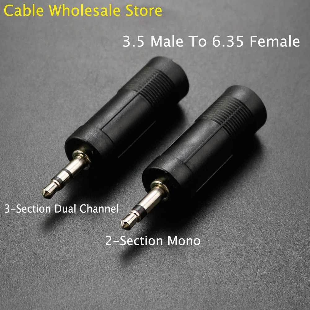 1Pcs2MonoChannels3DualChannels35mmMaleto635mmFemale