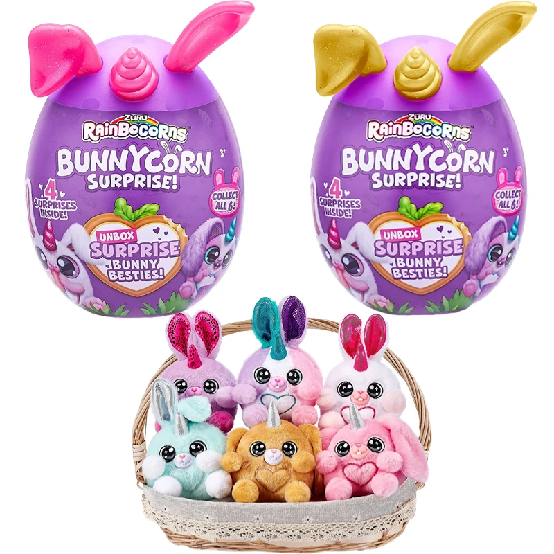 Zuru-Original Rainbow Bunnycorn Surpresa Brinquedos de pelúcia para ...
