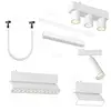 48v Magnet 6mm Ultra Thin Led Ceiling Lights Surface Mounted Magnetic Track Lights System Led Ceiling Lamp Rail Light Spotlight 5