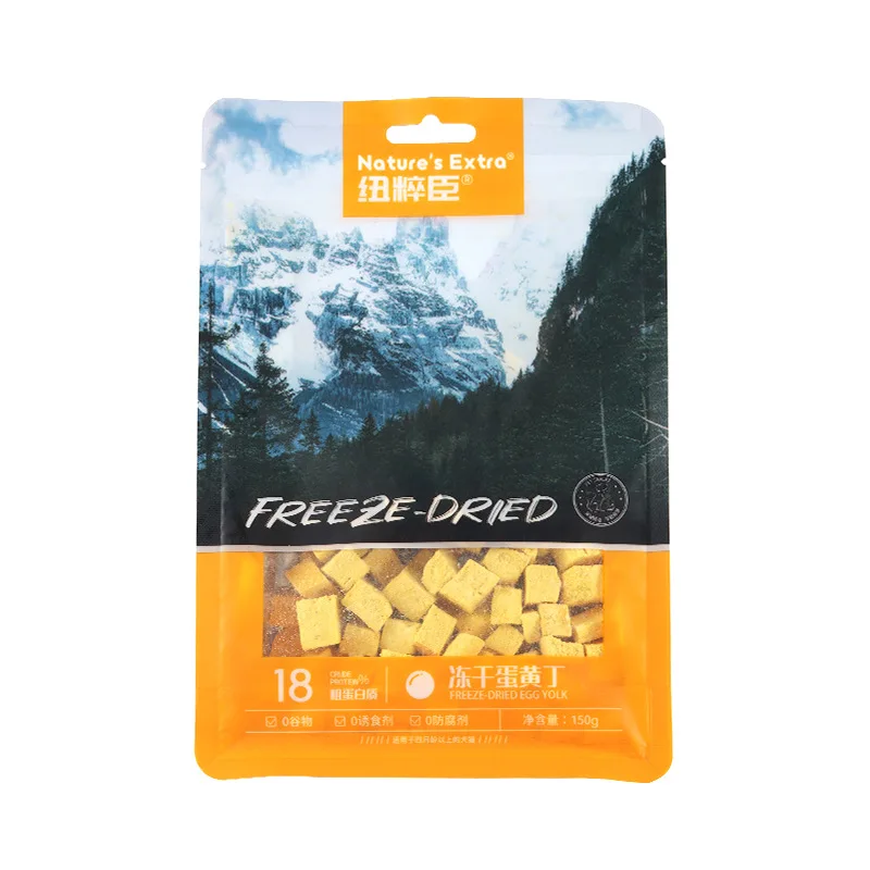 Cat and Dog Freeze Dried Snacks Freeze-dried Pet Snacks Egg Yolk Pellets Chicken Breast Raw Bone Beef Patties Salmon Krill Duck Neck Many Spring Fish Cat Snacks