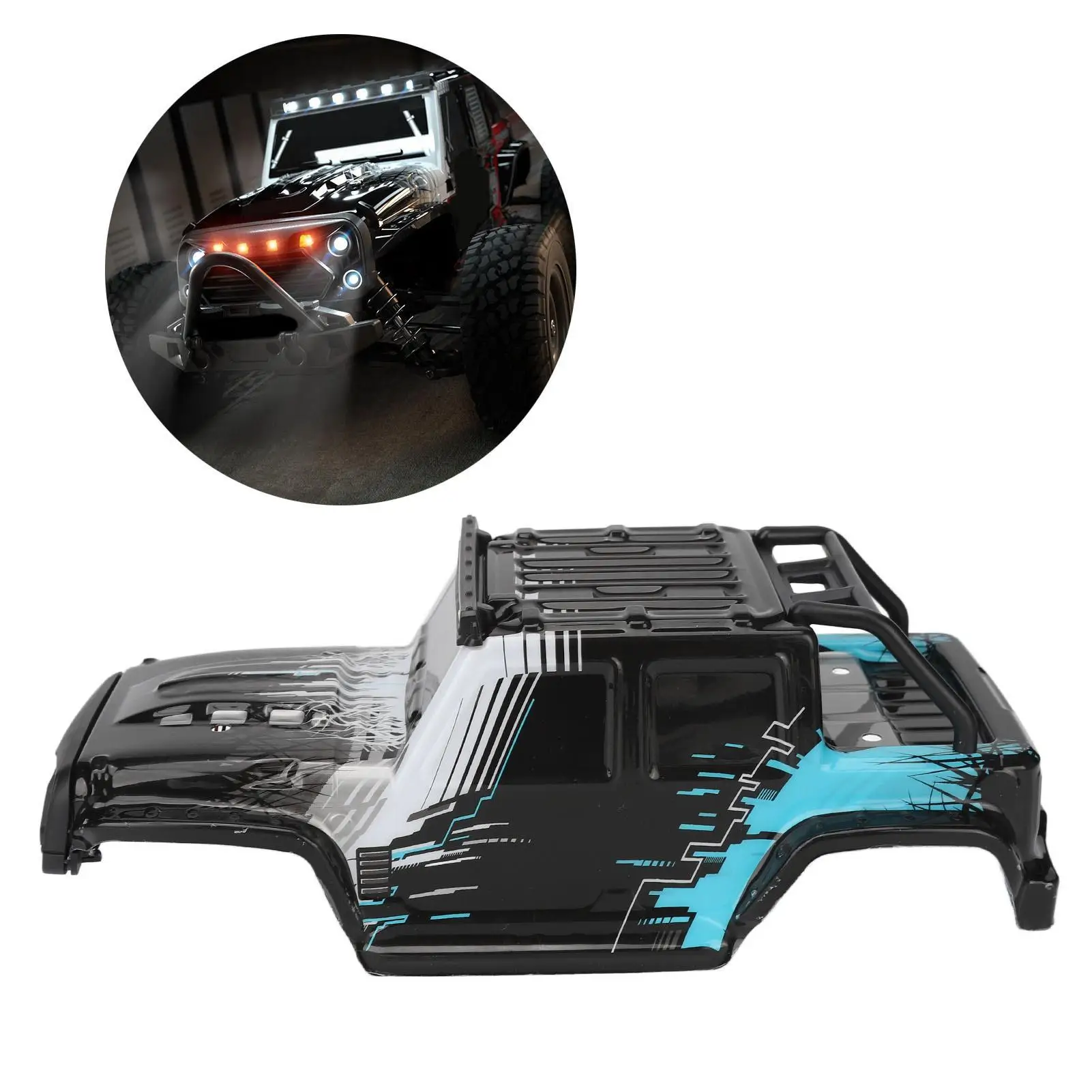 RC Car Body Shell Frame for scy 16103PRO Precise Fit Eco-Friendly Design and Detailed Print Cover
