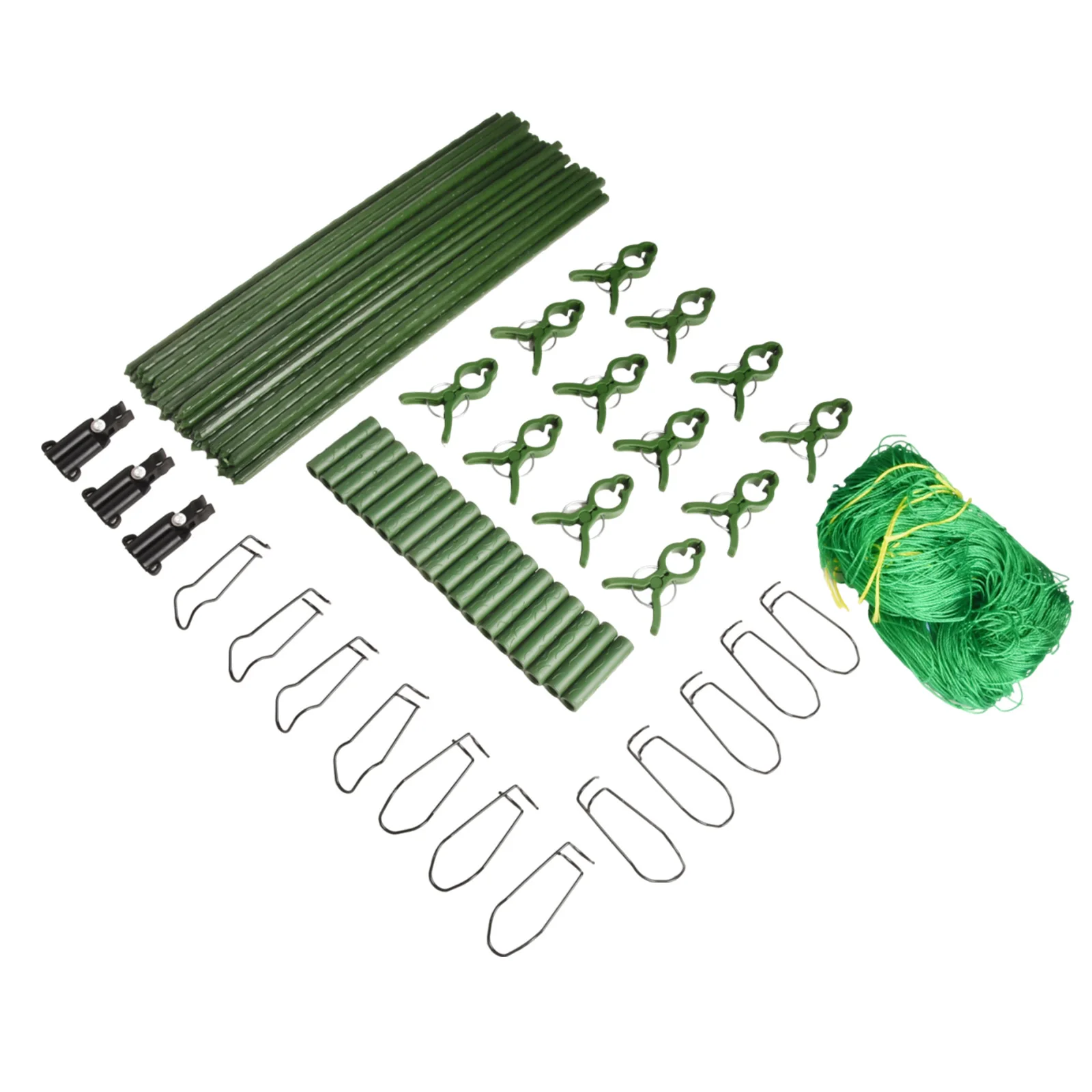 Foldable Cucumber Trellis Raised Bed Rust Resistant Breakage Resistant Classic Triangular Design Splicable Design