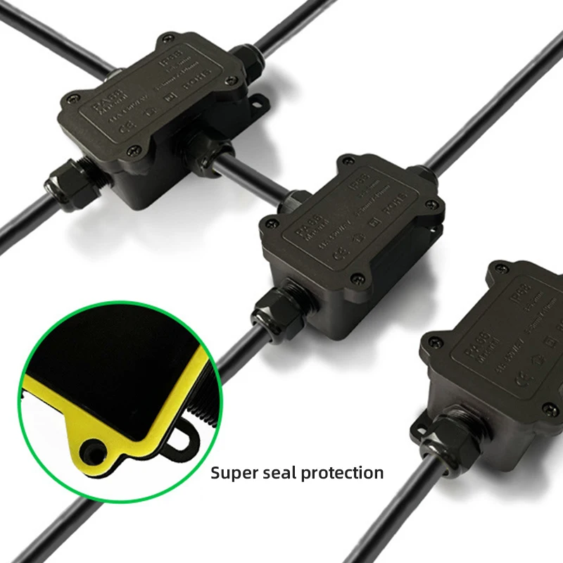 Description Picture 5 of itemOutdoor Waterproof Junction Box with Terminal IP68 450V 3-10mm Branch Wiring Connector Street Lamp Designed for Buried Wires