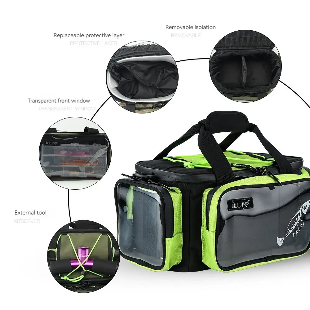 ILure Large Fishing Sports Bags Multifunctional Waterproof