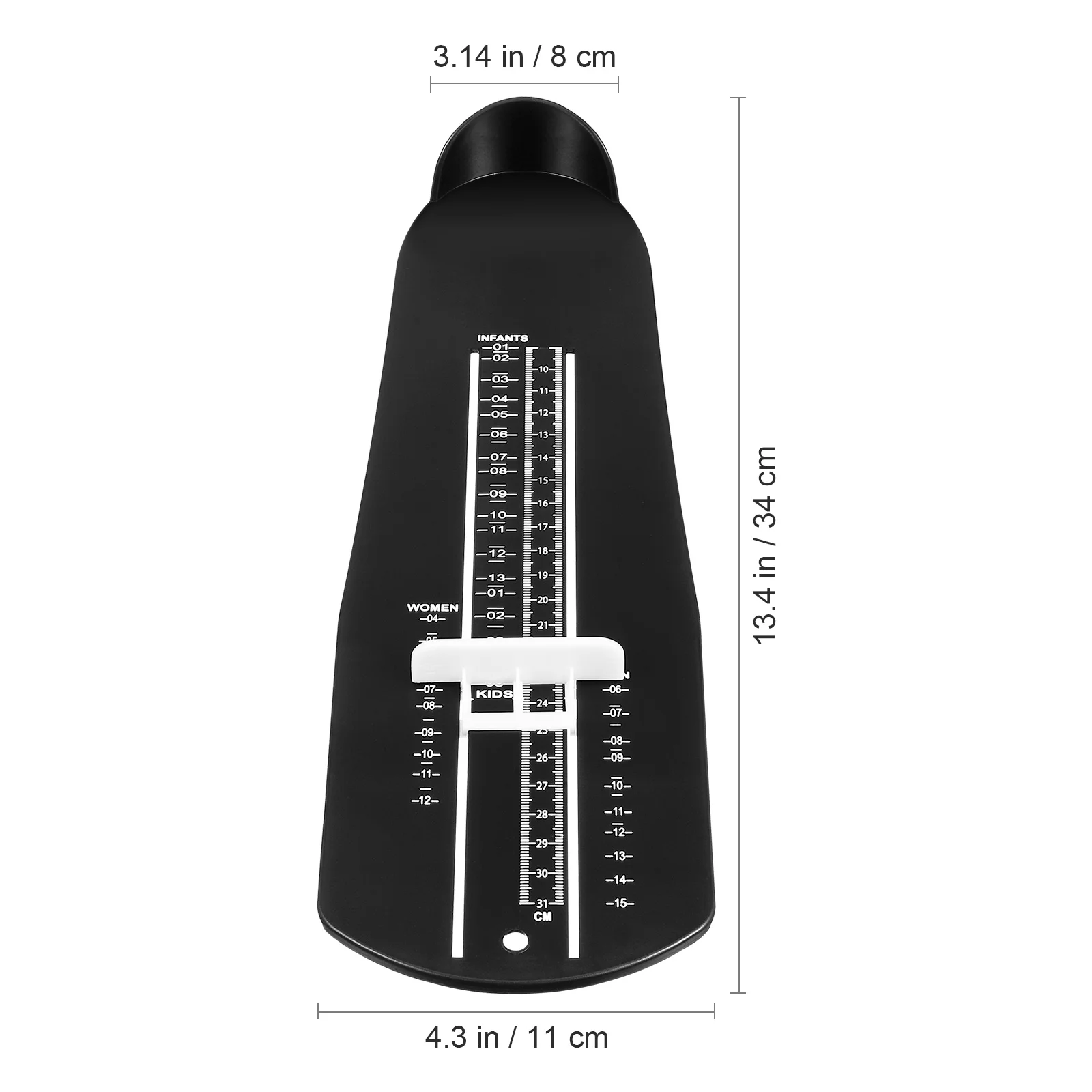 Foot Measuring Device Buying Shoes Measurer Adult Children's Printable Gauge Plastic Practical Length foot measuring device