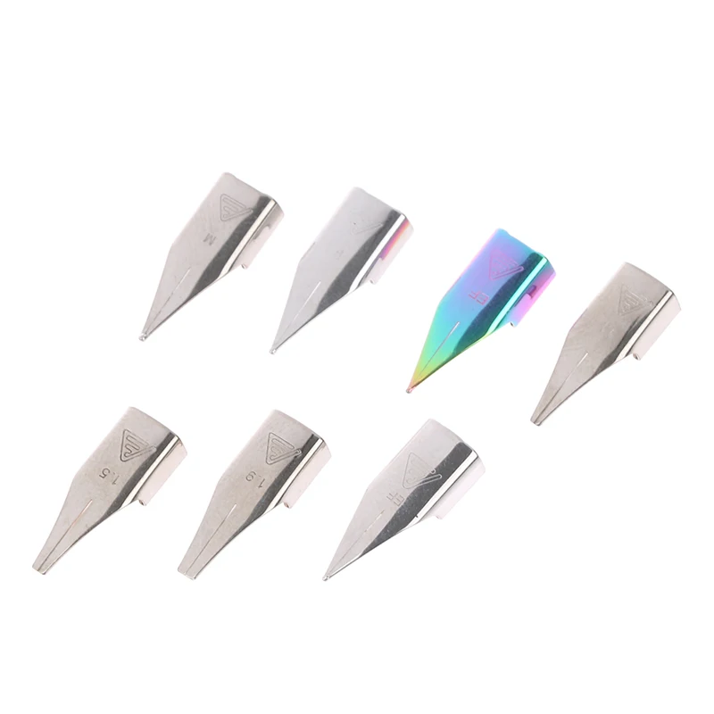 Set of 3 Dazzling Art Pen Nibs for School and Office Use