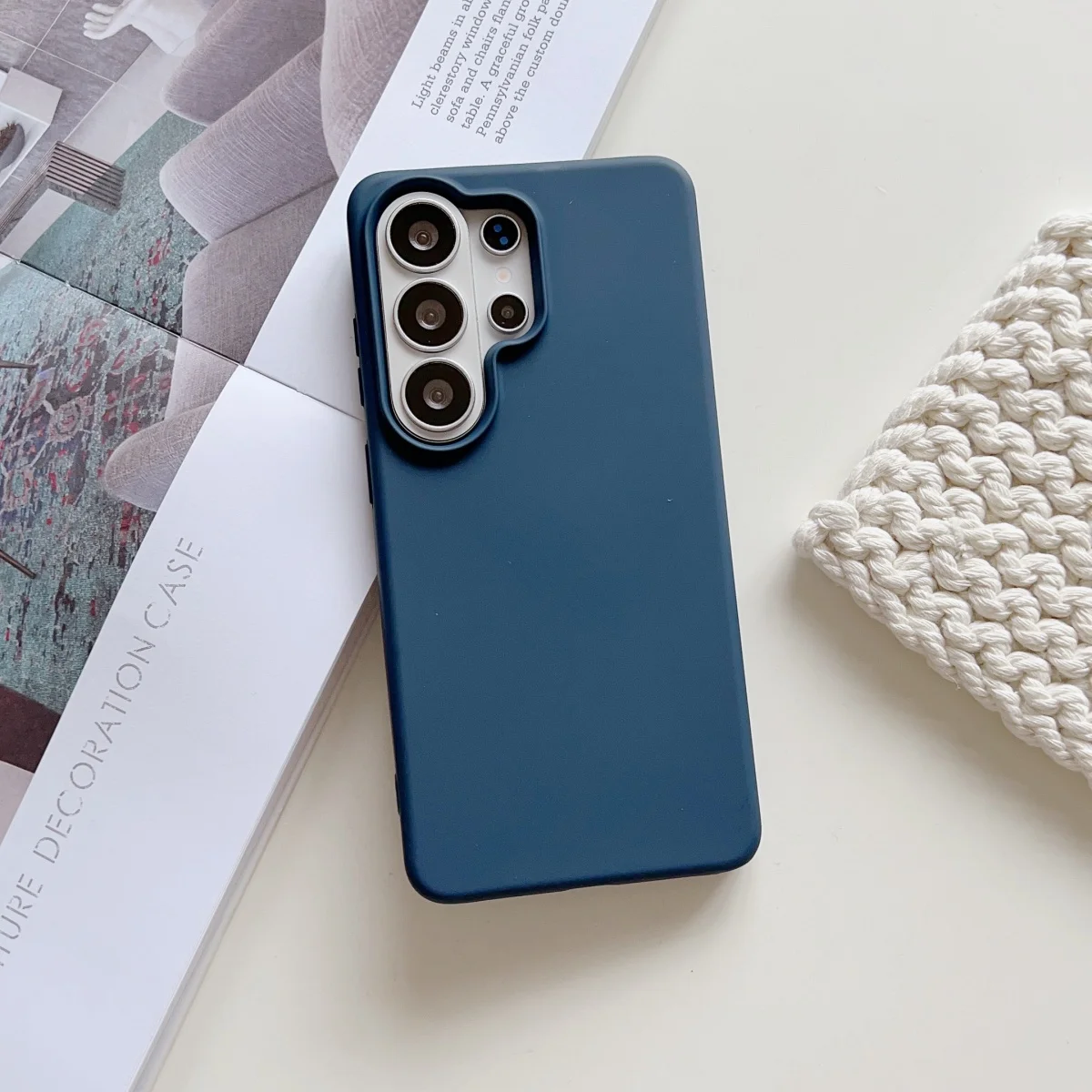 Premium Liquid Silicone Shockproof Phone Case - Solid Color Cover