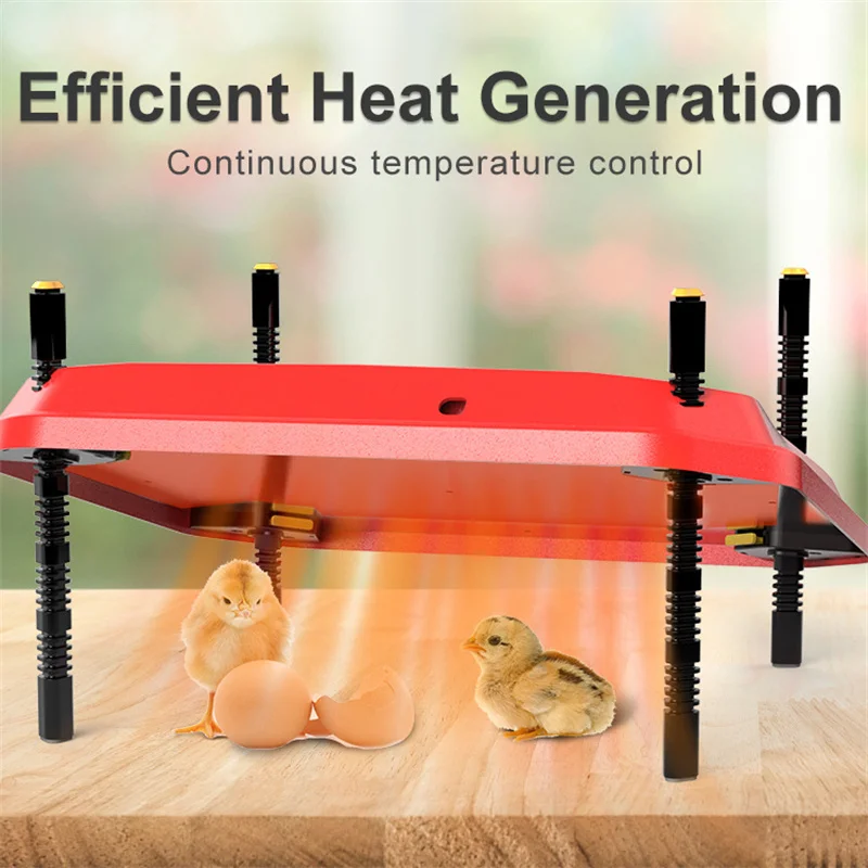 Electric Chick Brooder Heating Plate Adjustable Height Chick Cage Heater Chicken Warmer Easy To Install Convenient Time-saving