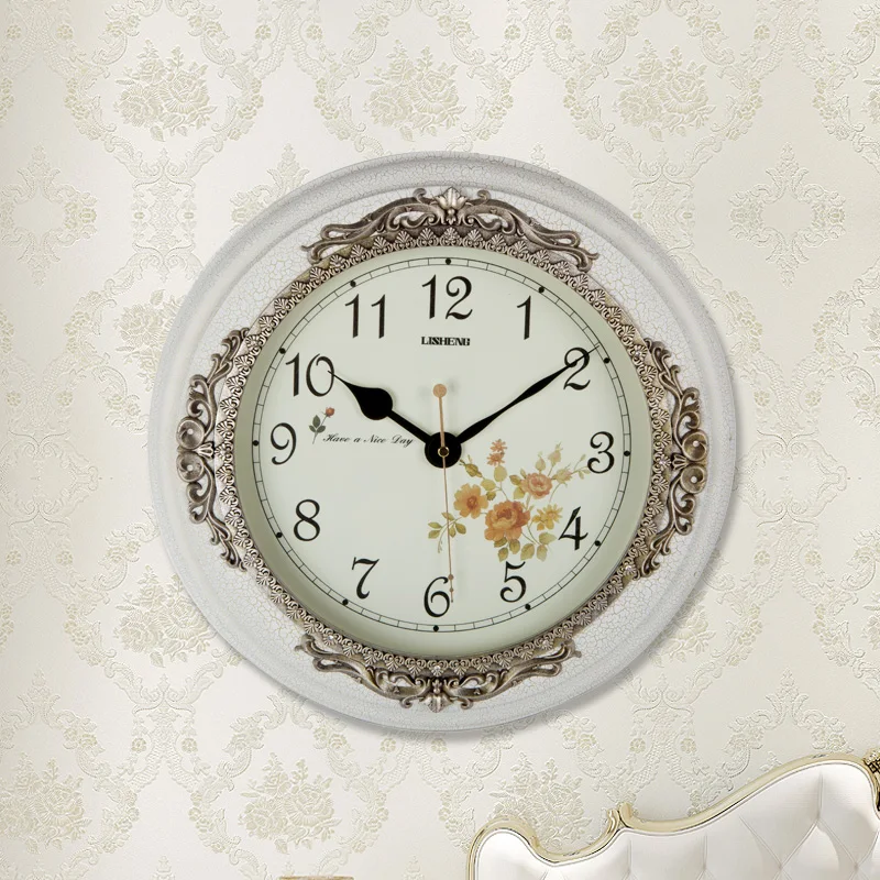 3d Wall Clock Vintage Large Silent Minimalist Style 1  