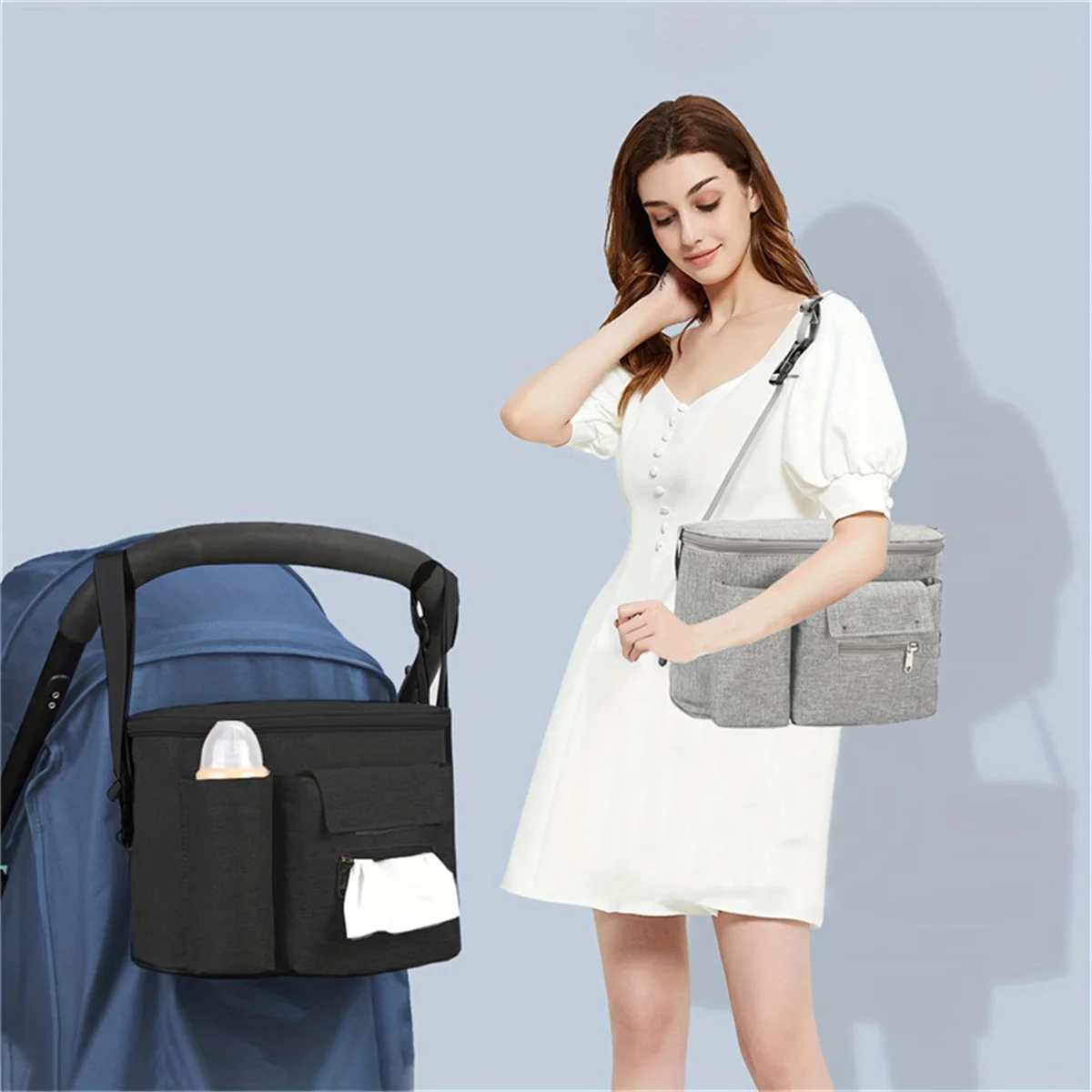 3pcs/Set Maternity Wireless, Front Button Design, Traceless, Gathering, Nursing B | ChicGrl