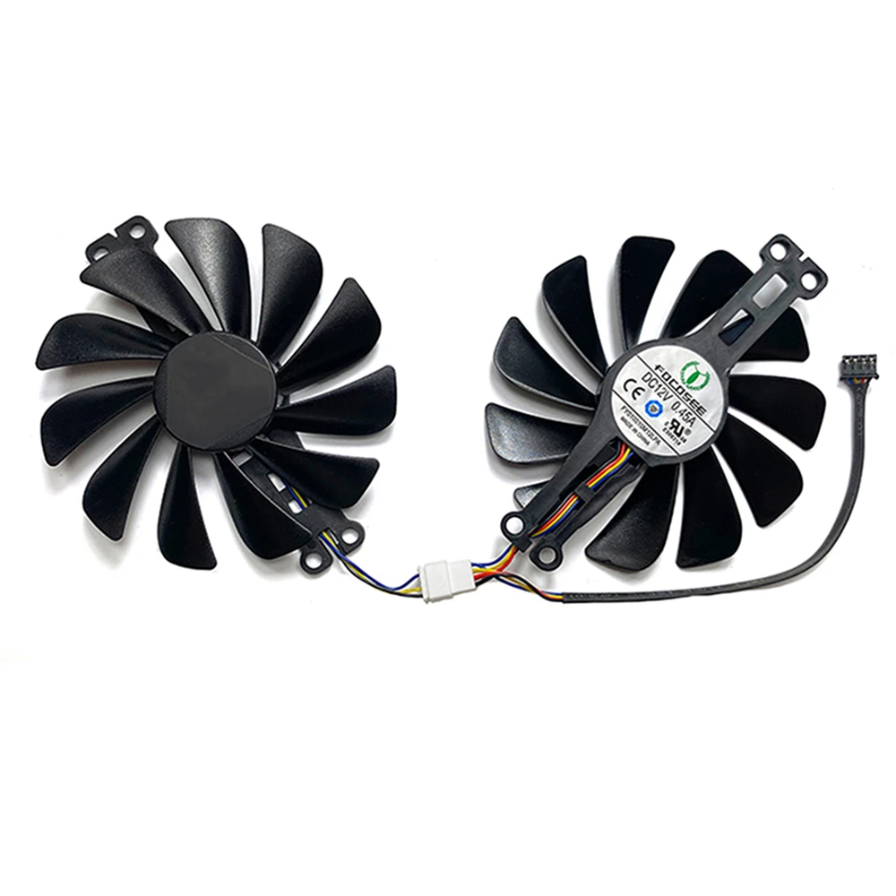 

1 Pair for XFX RX6600 6600XT Speedster Graphics Card Cooling Fans FY010010M12LPA