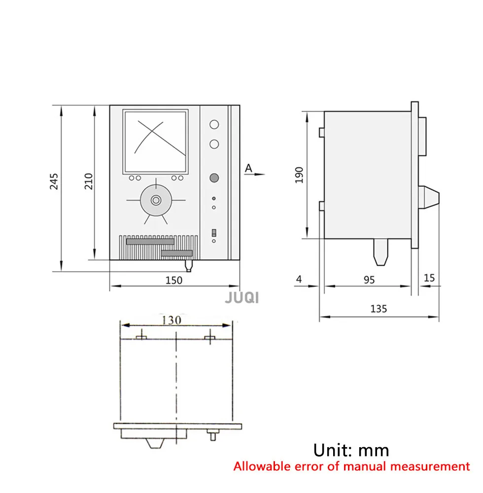 JD1A-11/40/90 motor speed controller 220V electromagnetic motor speed controller 0.75-90KW with connector wire