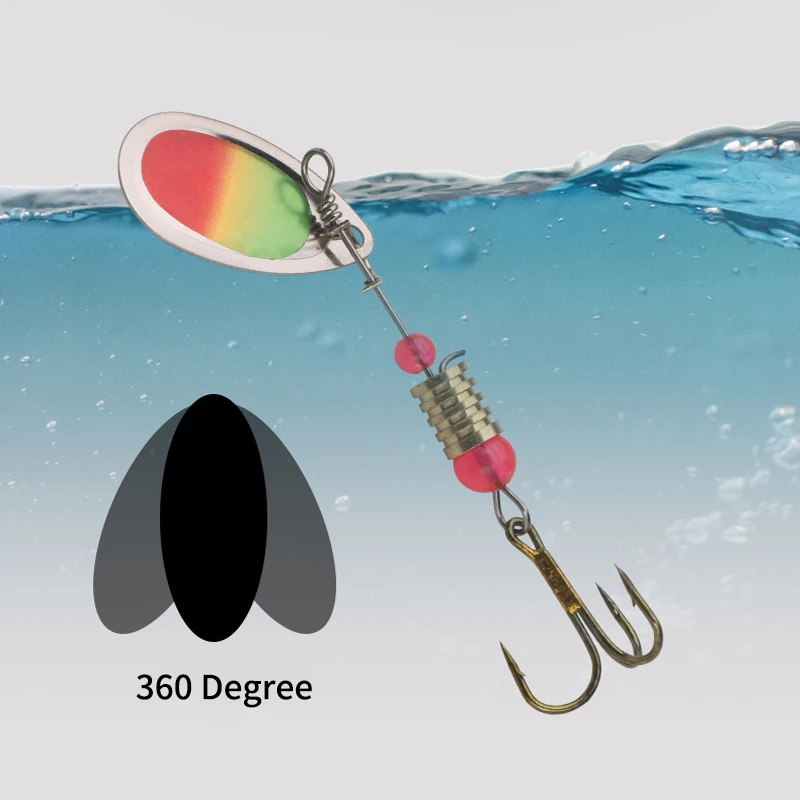 Ruke 16pcs/Lot Metal Spoon Spinner Lure 3.4g Jig Spoonbait Crankbaits Fishing Wobblers For Pike Crochet Set Baits Tackles