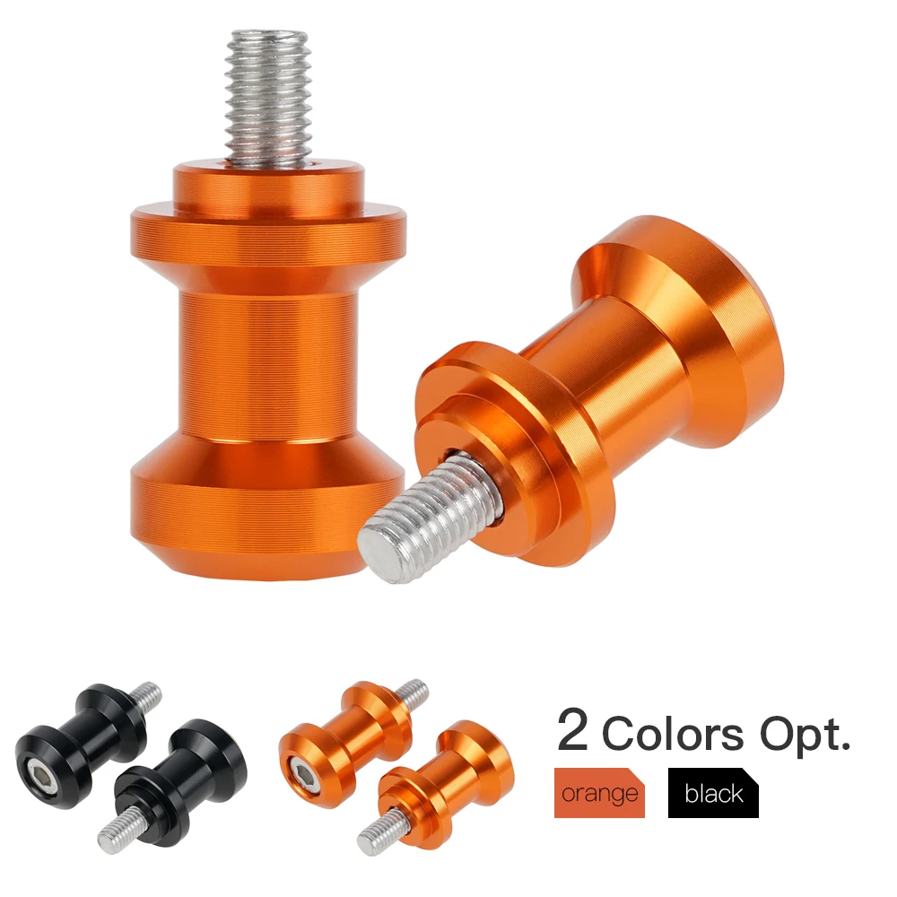 M10 P1.5 CNC Swingarm Spools Sliders Rear Stand Holders For KTM 790 890