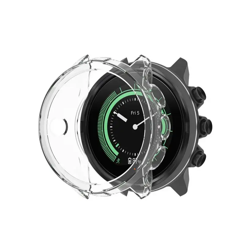 Suunto 9 용 소프트 TPU 케이스 커버, 견고한 쉘 보호대, 우아한 시계, Suunto9 Baro/Spartan 스포츠 손목 HR Baro에 편안함