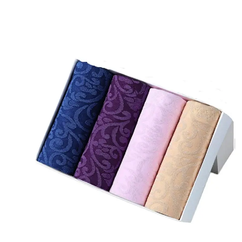 

4 pcs/lots Slimgirl Women Elastic Cotton Panties Solid High-waist Underwear Briefs Female Big Size Intimates L XL 2XL 3XL 4XL