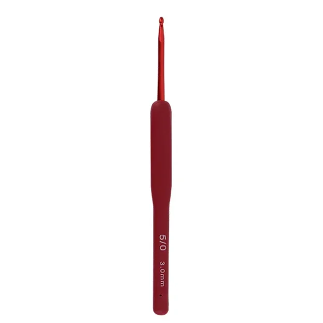 Perfect for Arthritis  1pc Ergonomic Handle Crochet Hook  Stainless Steel Knitting Tool Set  Lightweight and Durable 3