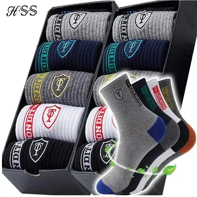 Sports socks 10 Pairs Men Bamboo Cotton