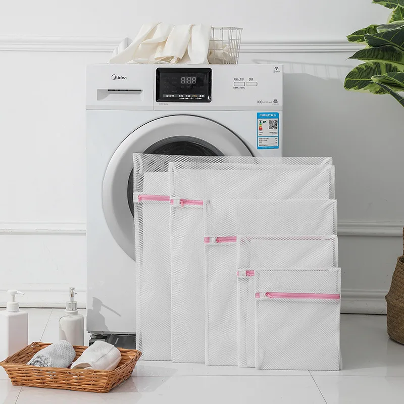 3 Size Reusable Washing Bag Zipped Laundry Bags for Washing Machine Clothing Care for laundry bag,clothes washing bag,underwear washing bag,bra washing bag