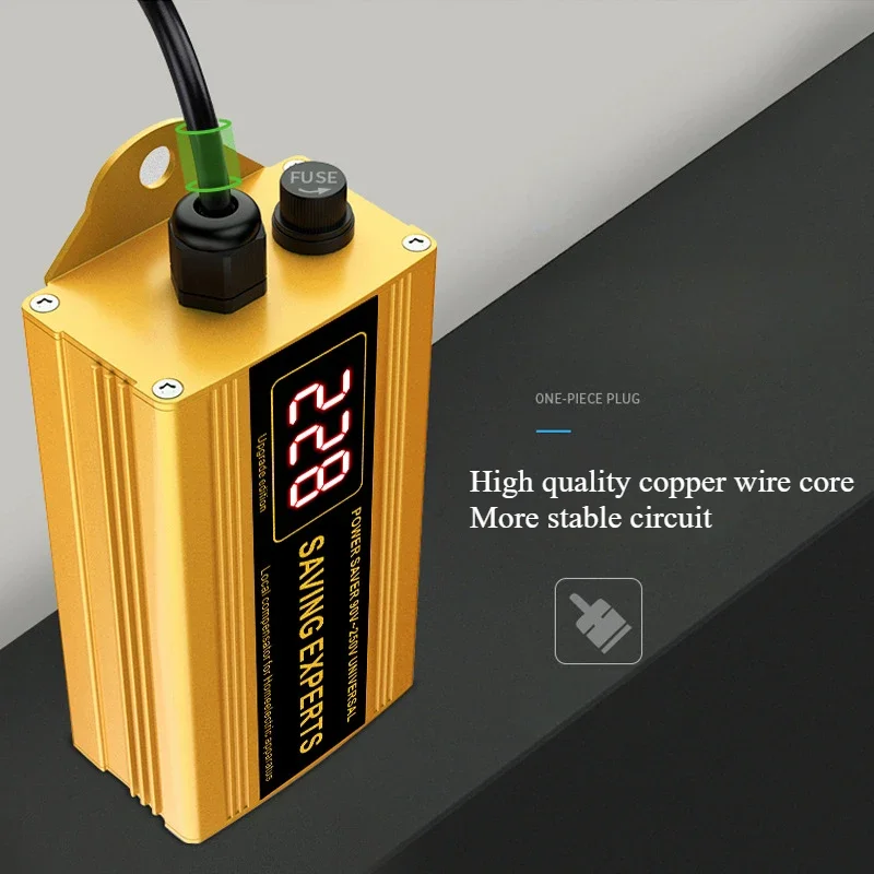 Intelligent Energy-Saving Device Electricity Power Saver for Household and Business Flame Retardant Low Consumption EU/US Plug