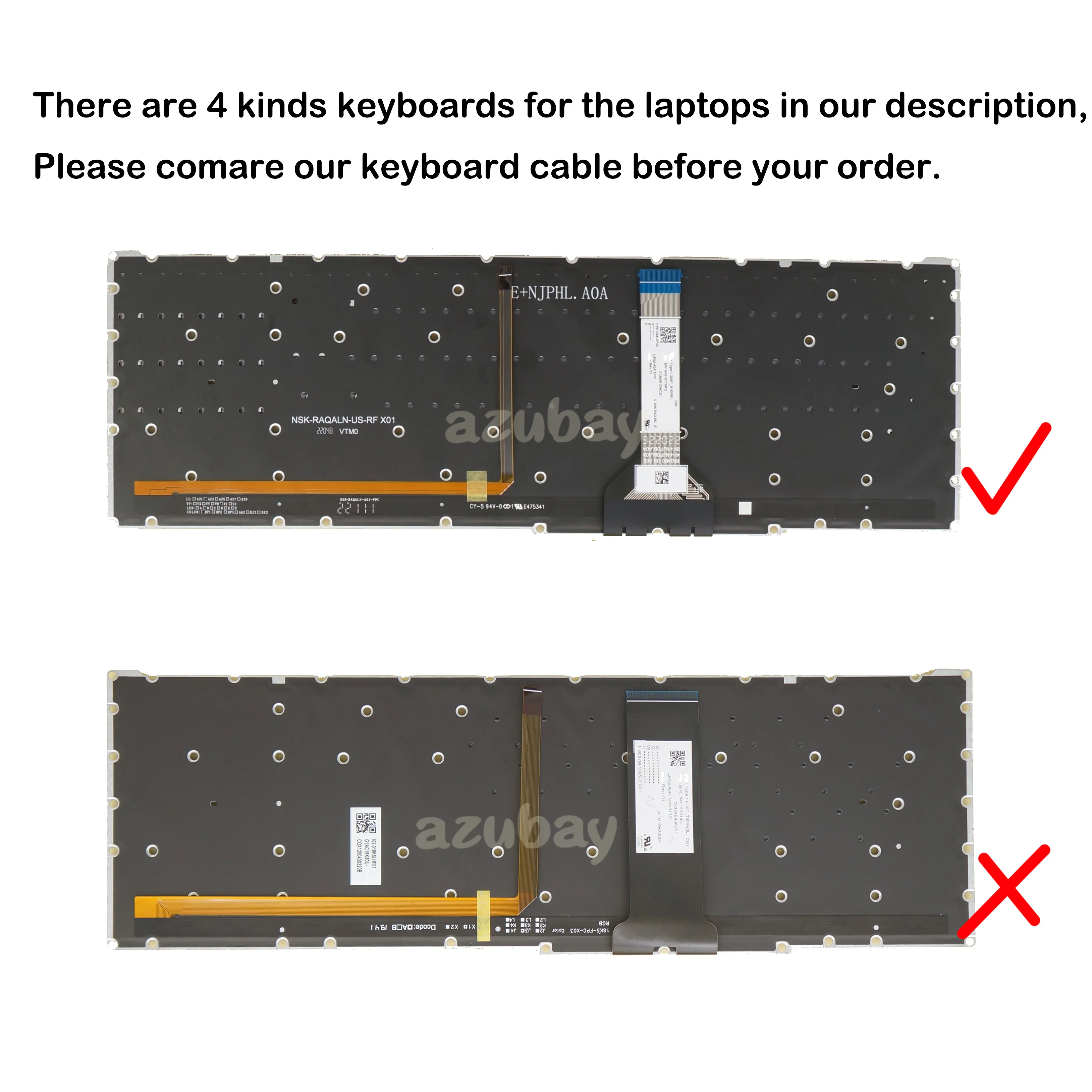 AN515-55 AN517-52 AN515-44 QWERTZ AZERTY US UK