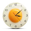 Fried Egg Poached Egg Wall Clock Egg Yolk Clock Digital Pointer Clock Canteen Restaurant Creative Acrylic Wall Clock 1