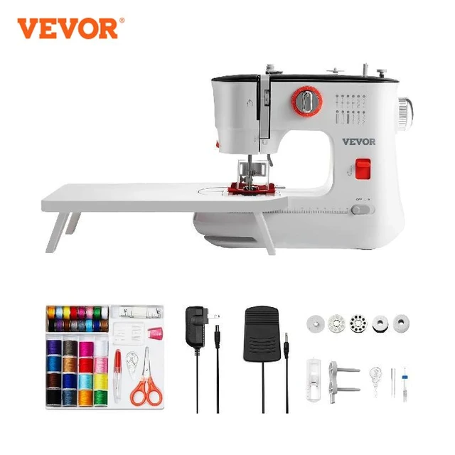 Portable Sewing Machine 12 Built-in Stitches Mini Sewing Machine for  Beginner with Reverse Sewing 3 Replaceable Feet Extension - AliExpress