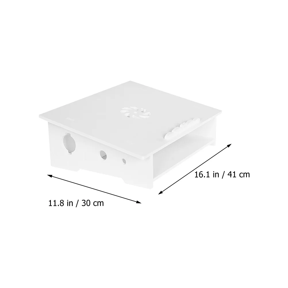 노트북 스탠드 화이트 S 휴대용 미끄럼 방지 쿨링 패드 가정 사무실 학교용 컴퓨터 지지대 노트북 홀더 높이 조절 가능