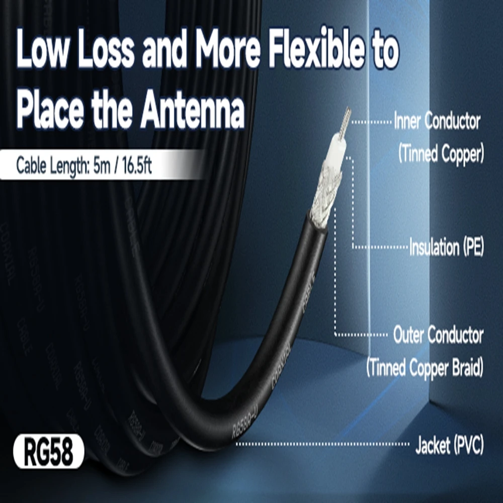 VHF UHF Car Antenna Mobile Transceiver Whip Holder