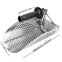 Sand Scoop for Metal Detecting Heavy Duty Metal Detector Beach Finds Scoop Equipment Garden Gadgets Utensils Supplies Sand Scoop 1